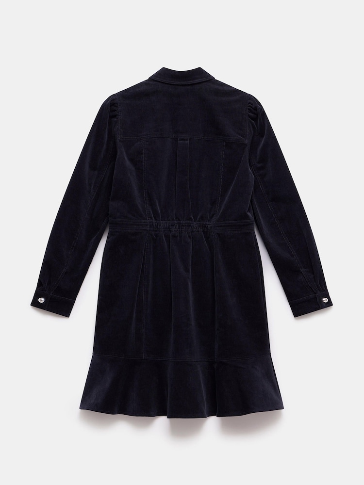 Mint Velvet Blue Corduroy Mini Dress - Image 7 of 7 Mint Velvet Blue Corduroy Mini Dress - Image 7 of 7