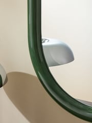 MADE.COM Green Reya Oval Mirror - Image 2 of 6
