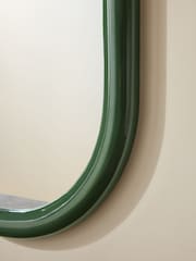MADE.COM Green Reya Oval Mirror - Image 3 of 6