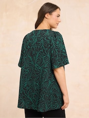 Verde - Top con Manga de ángel de Evans - Imagen 3 de 5