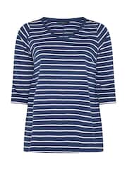 Evans Blue Evans V-Neck Slub T-Shirt - Image 5 of 5