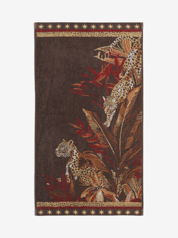 Brown Leopard Towel - Image 3 of 3 Brown Leopard Towel - Image 3 of 3