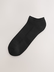 Black Cushioned Sports Trainer Socks 10 Pack - Image 2 of 5