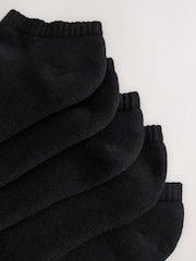 Black Cushioned Sports Trainer Socks 10 Pack - Image 4 of 5