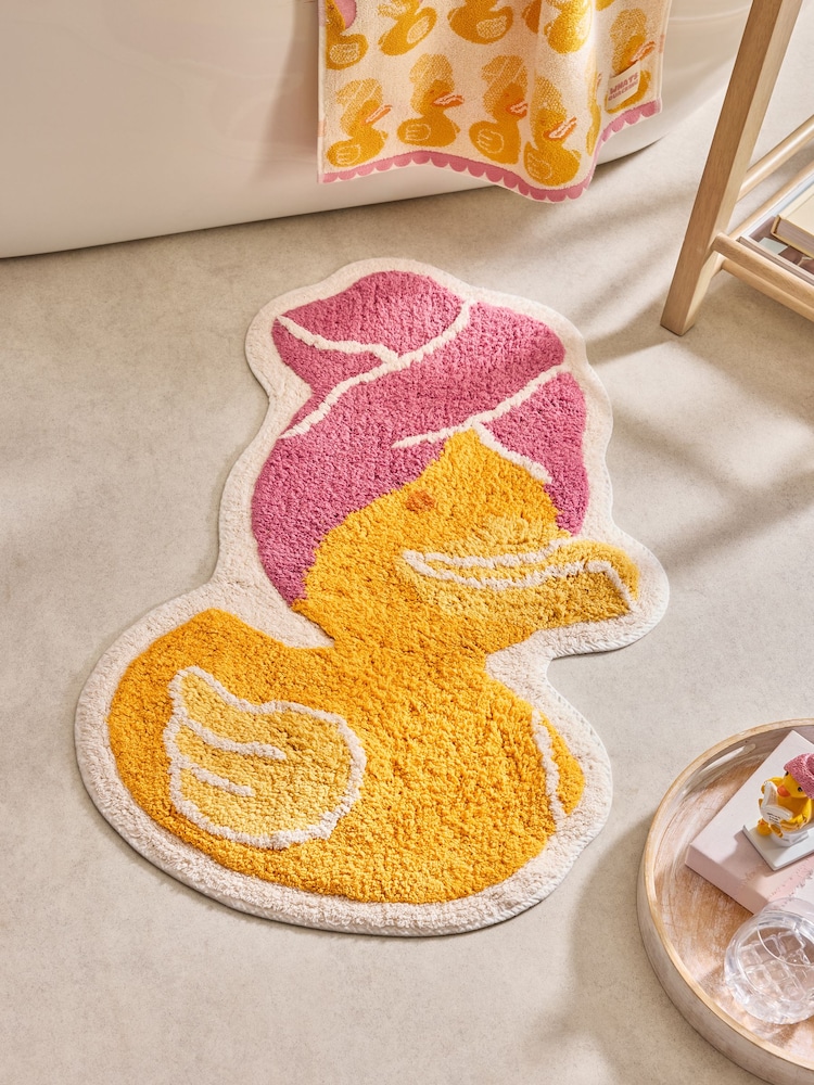 Yellow Duck Spa Shaped Bath Mat - Image 1 of 3 Yellow Duck Spa Shaped Bath Mat - Image 1 of 3