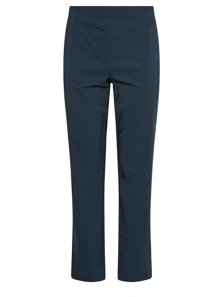 M&Co Blue Straight Leg Bengaline Trousers - Image 5 of 5