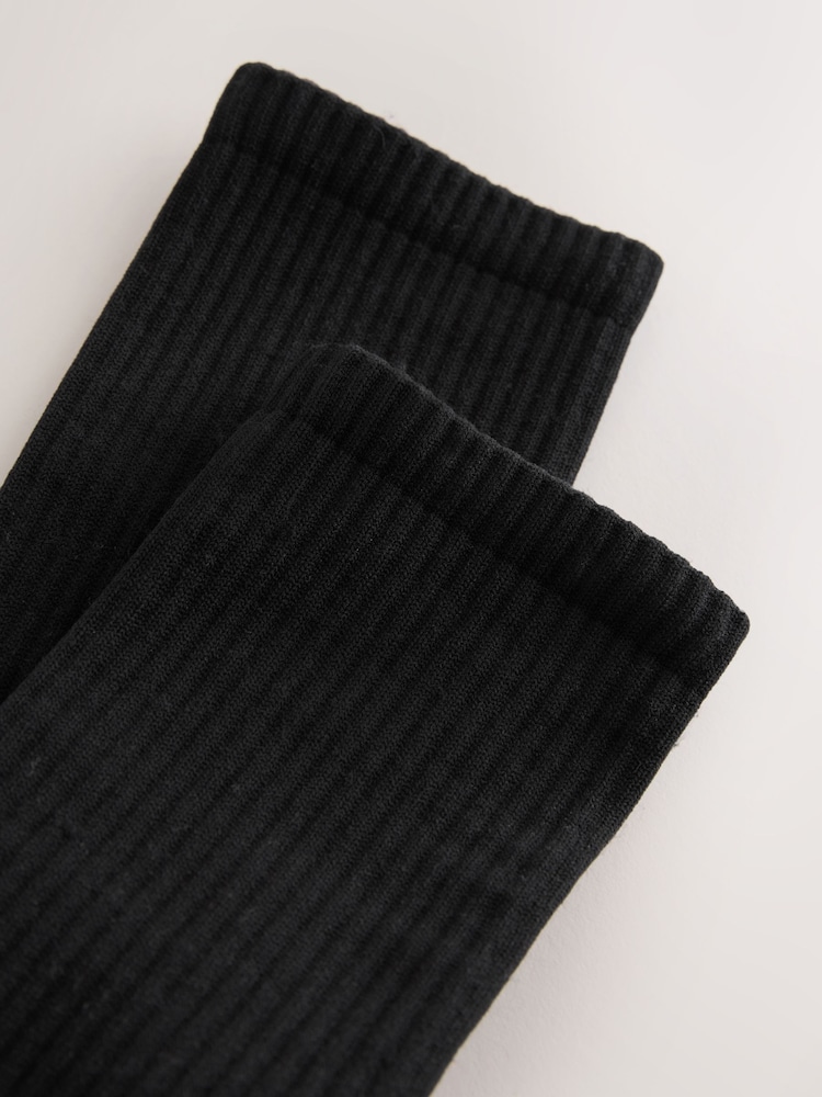 Black Active Cushioned Sports Socks 4 Pack - Image 3 of 3 Black Active Cushioned Sports Socks 4 Pack - Image 3 of 3
