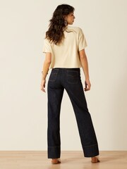 Ultra High Rise Tomboy Western Utility Wide Leg Jeans - Image 2 of 6