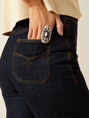 Ultra High Rise Tomboy Western Utility Wide Leg Jeans - Image 4 of 6