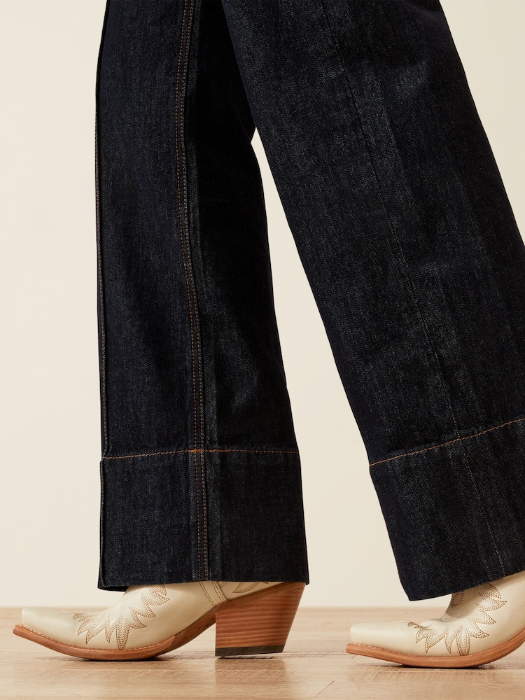 Ultra High Rise Tomboy Western Utility Wide Leg Jeans - Image 6 of 6 Ultra High Rise Tomboy Western Utility Wide Leg Jeans - Image 6 of 6