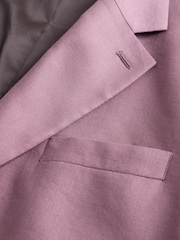 Pink Slim Fit N. Premium Linen Blend Blazer with Stretch and Tencel Lyocell - Image 11 of 13