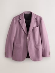 Pink Slim Fit N. Premium Linen Blend Blazer with Stretch and Tencel Lyocell - Image 8 of 13