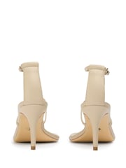 Tony Bianco Cream Berverly Vanilla Nappa T Strap Heels - Image 3 of 4