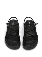 Tony Bianco Black Jett Scuba Platform Sandals - Image 4 of 4