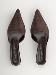 Tony Bianco Black Sicily Vintage Backless Pointed Toe Heels - Image 4 of 4