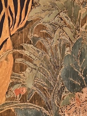 Set of 2 Maximalist Tiger and Floral Scene Wall Art - Εικόνα 5 του 7