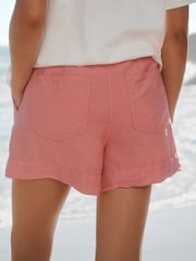 Washed Pink Washed Chino Shorts - Image 3 of 7