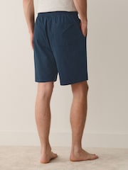 Blue Jersey Check Pyjamas Shorts 2 Pack - Image 4 of 10