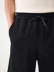 Black Jersey Jort Shorts - Image 6 of 11