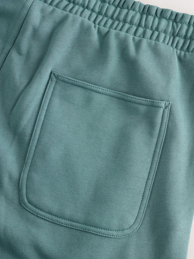 鴛鴦藍 - Jersey Jort Shorts - 圖片 5/5