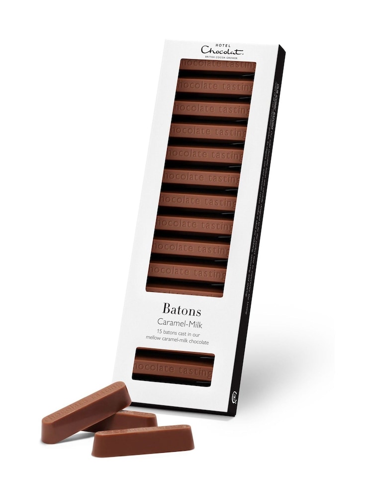 Hotel Chocolat Caramel Chocolate Batons Gift Box - Image 2 of 3 Hotel Chocolat Caramel Chocolate Batons Gift Box - Image 2 of 3