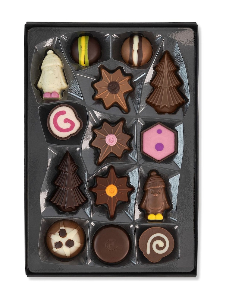 Hotel Chocolat Classic Christmas H-Box Gift - Image 2 of 4 Hotel Chocolat Classic Christmas H-Box Gift - Image 2 of 4