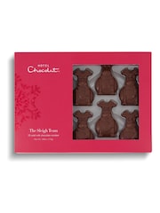 Hotel Chocolat The Sleigh Team Milk Chocolate Reindeer - Image 1 of 2