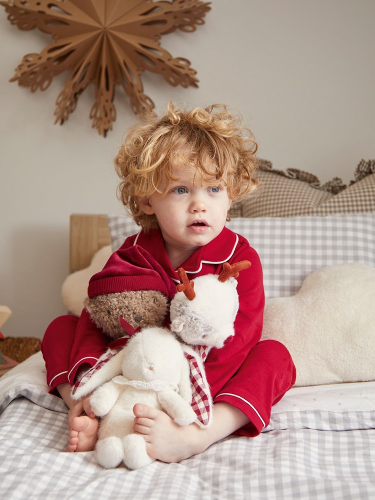 Mamas & Papas Multi Christmas Beau Bunny Soft Toy 2025 - Image 2 of 7 Mamas & Papas Multi Christmas Beau Bunny Soft Toy 2025 - Image 2 of 7