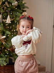 Mamas & Papas Multi Christmas Beau Bunny Soft Toy 2025 - Image 3 of 7