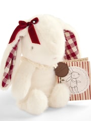 Mamas & Papas Multi Christmas Beau Bunny Soft Toy 2025 - Image 6 of 7