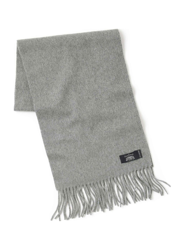 Savile Row Company Grey 100% Cashmere Scarf - Image 1 of 1 Savile Row Company Grey 100% Cashmere Scarf - Image 1 of 1