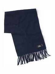 Azul marino - Savile Row Company 100% Cashmere Scarf - Imagen 2 de 2