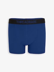 Threadbare Blue Hipster Fit Boxer Shorts (5 Pack) - Image 5 of 7