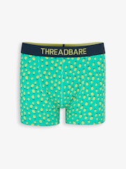 Threadbare Blue Fruit Print Hipster Fit Boxer Shorts (5 Pack) - Image 2 of 7