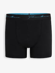 Threadbare Hipster Fit Script Boxer Shorts 3 Pack - Imagen 2 de 5