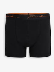 Threadbare Hipster Fit Script Boxer Shorts 3 Pack - Imagen 3 de 5