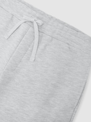 Reiss Grey Melange Tanner Cotton-Blend Heavyweight Joggers - Image 7 of 7