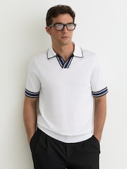 Reiss White Poole Polo Shirts - Image 1 of 6