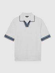 Reiss White Poole Polo Shirts - Image 2 of 6
