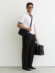 Reiss White Poole Polo Shirts - Image 3 of 6