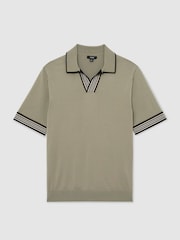 Reiss Sage Green Poole Polo Shirts - Image 2 of 5