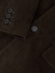 Reiss Brannen Suede Single-Breasted Blazer - 圖片 10/10