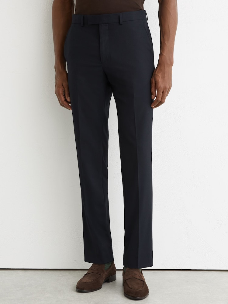 Reiss Navy Graduate Suit Trousers - Image 2 of 6