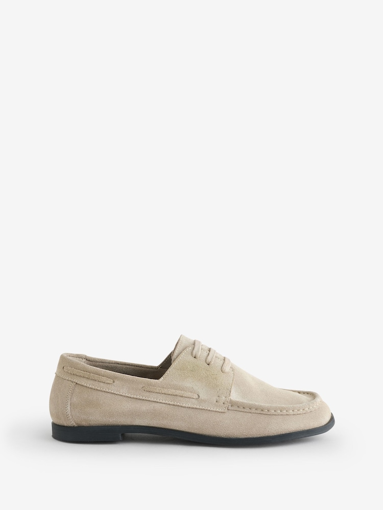 Walk London Natural Roma Boat Shoes - Image 1 of 1