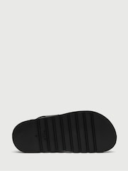 Walk London Brown Ezra Cross Strap Sandals - Image 2 of 5