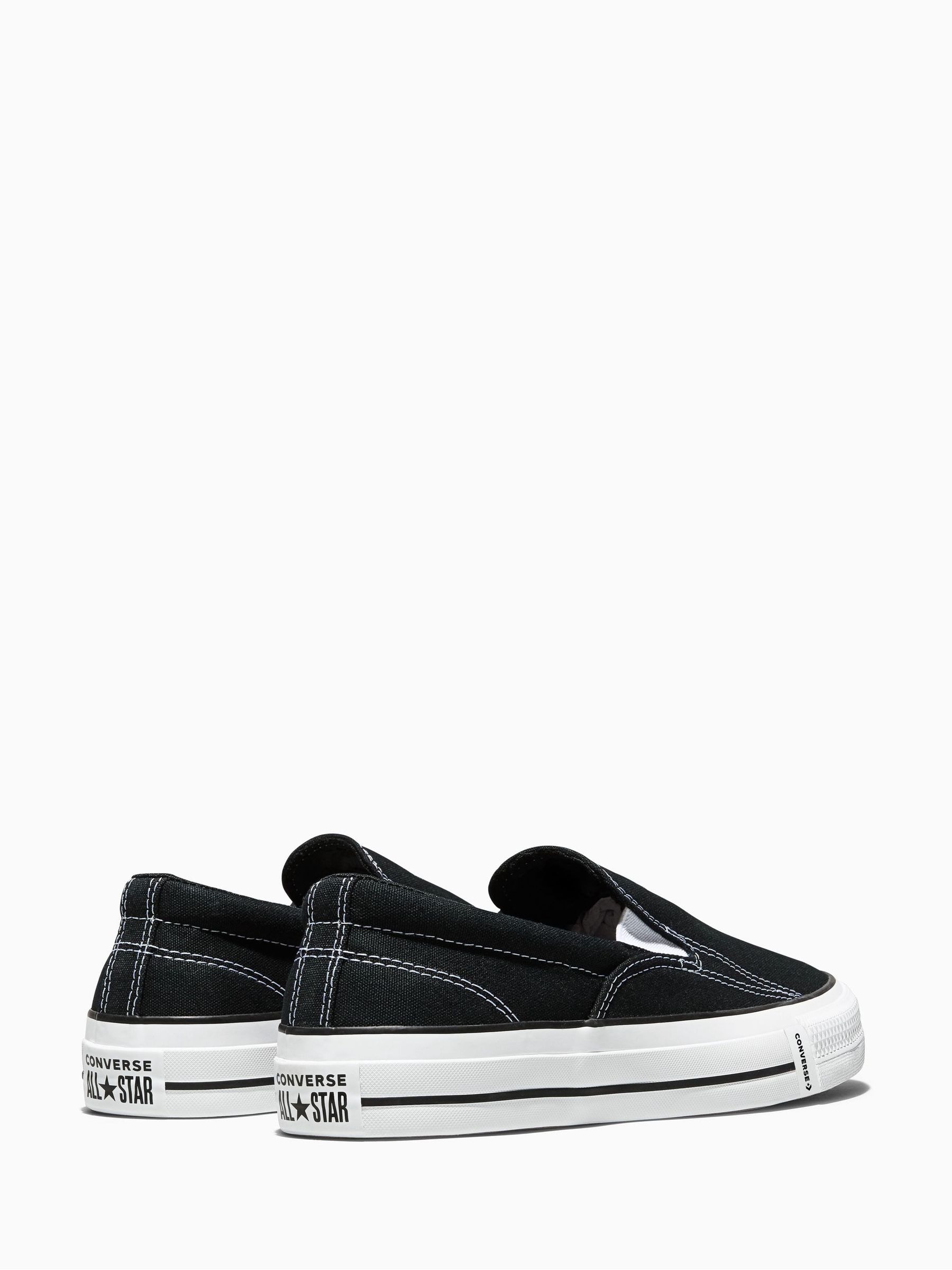 Buy Converse Black Chuck Taylor All Star Malden Slip On Trainers