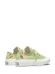 Converse Green Chuck Taylor Strawberry Low Trainers - Image 4 of 8
