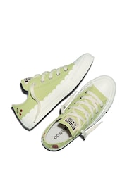 Converse Green Chuck Taylor Strawberry Low Trainers - Image 6 of 8