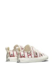 Converse White Chuck Taylor 2V Cherry Low Trainers - Image 5 of 9