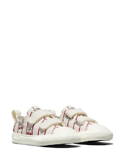 Converse White Chuck Taylor 2V Cherry Low Trainers - Image 7 of 9